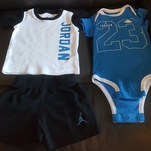 (SOLD)Jordan baby outfit